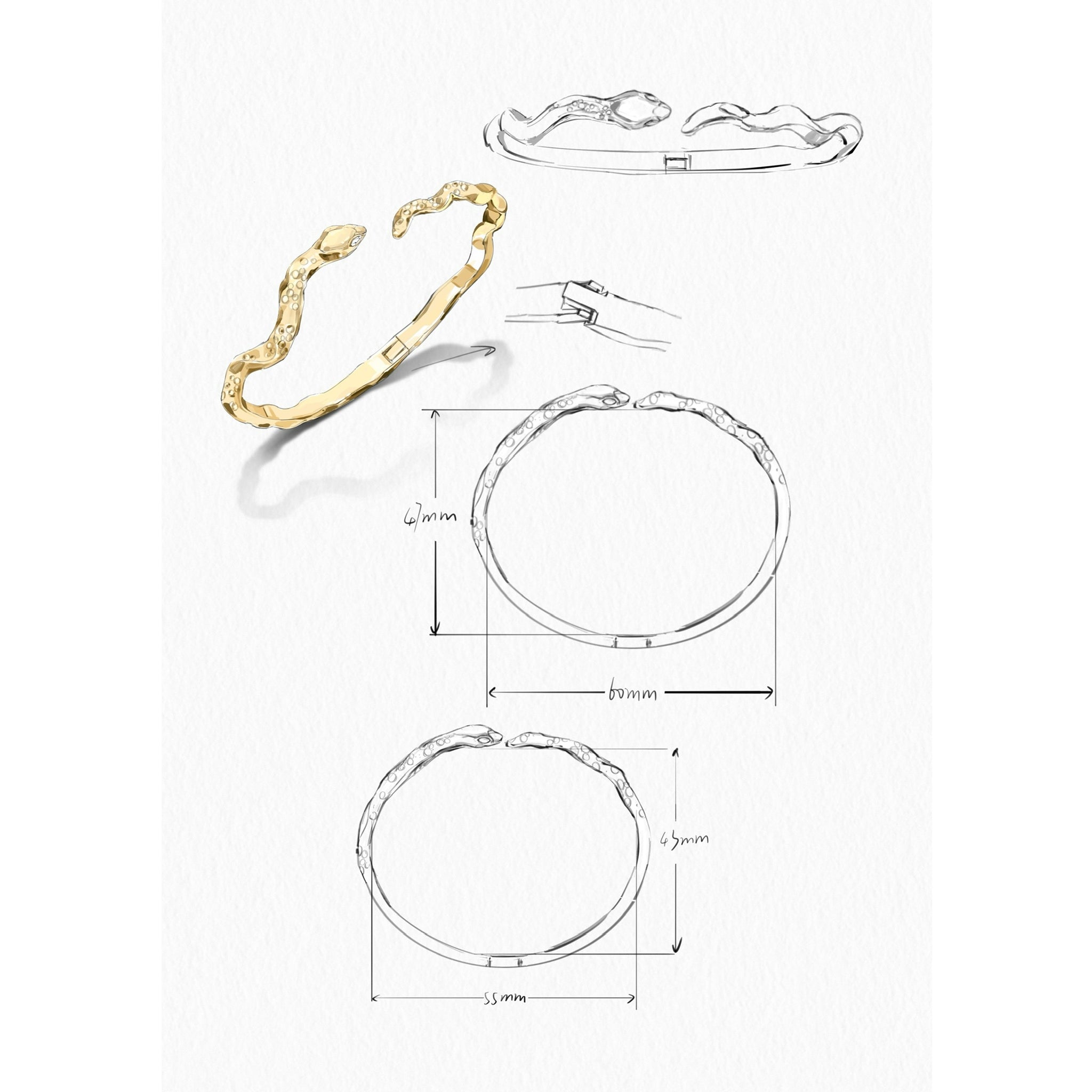Lunar Bangle - PM